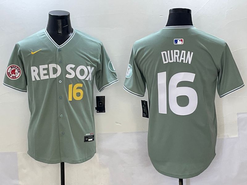 Men Boston Red Sox #16 Duran Green Joint Name Nike 2025 MLB Jersey style 10->washington redskins->NFL Jersey